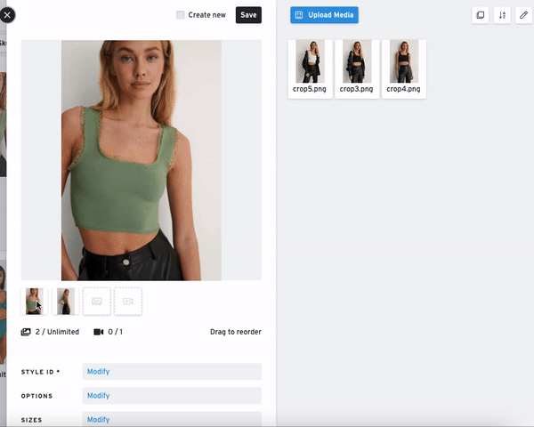 Remove product image