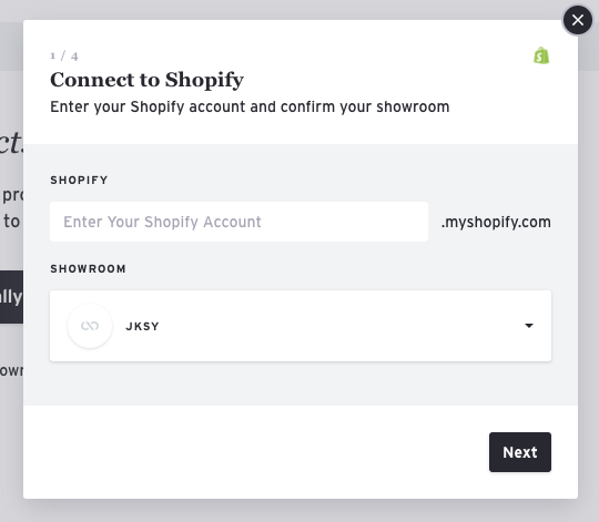 Shopify login